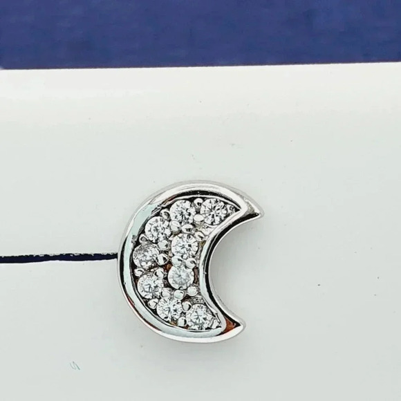 "#925 Sterling Silver CZ Stud Earrings for Women/Girl, US925P1023 - Picture 10 of 11